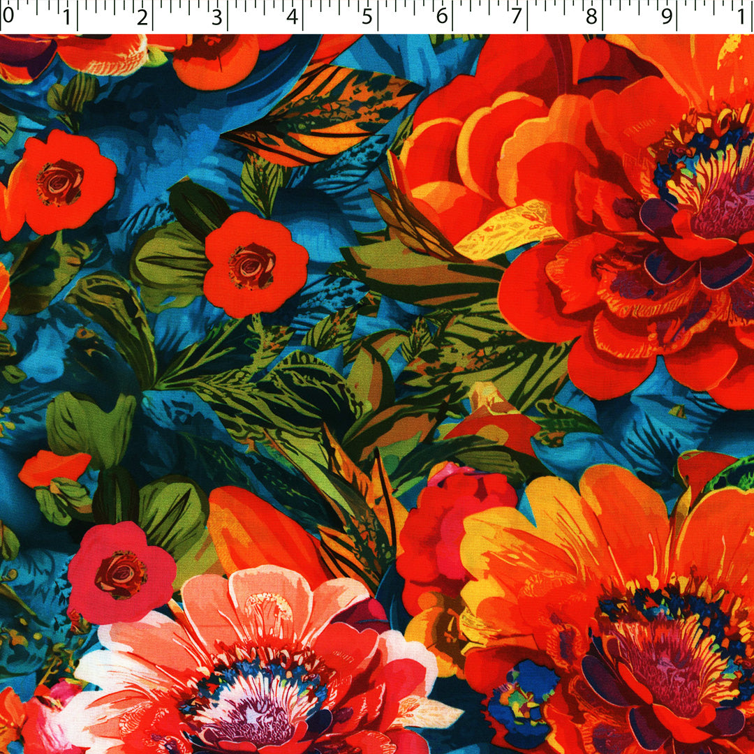 ARIELLE - RAYON PRINTS - LARGE FLORAL