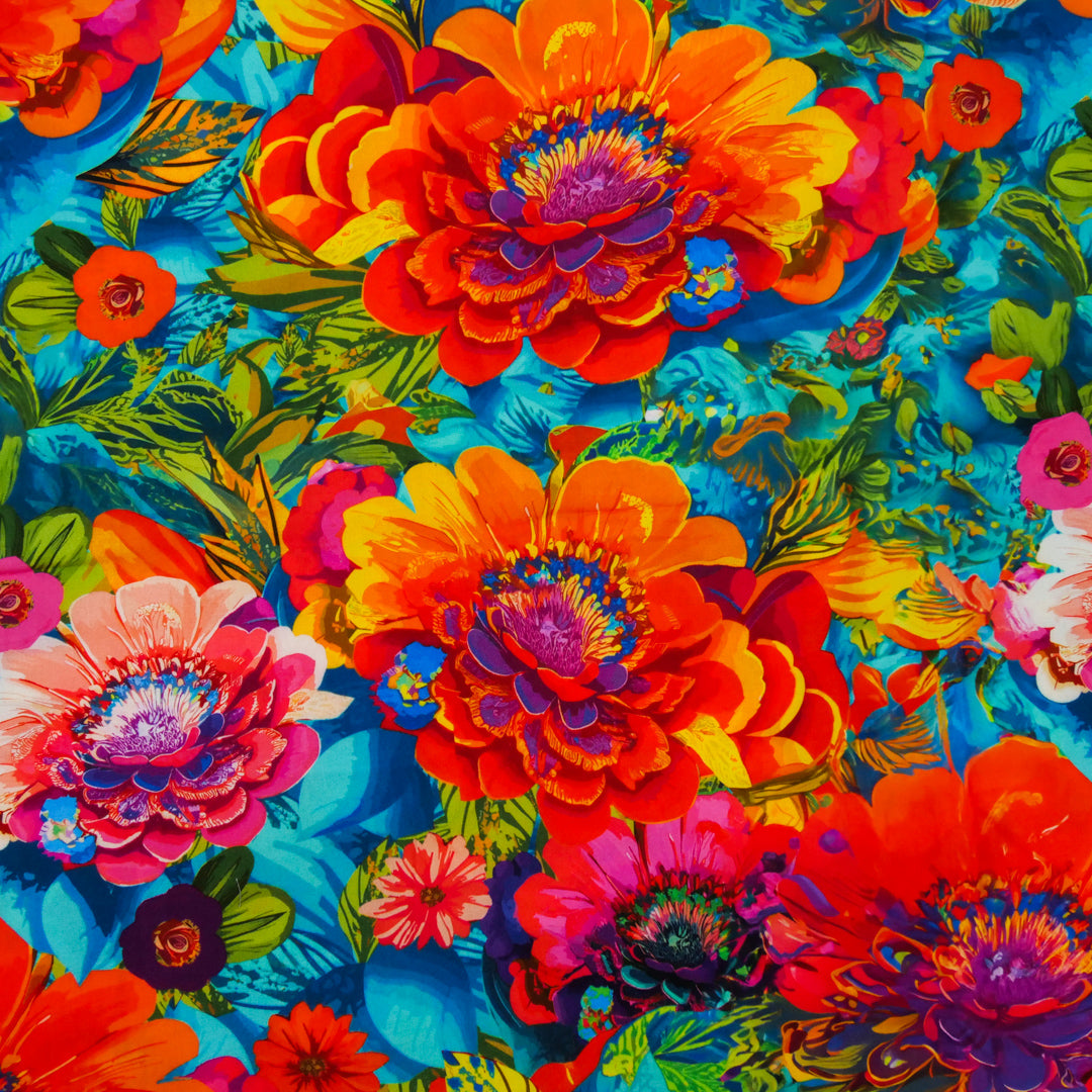 ARIELLE - RAYON PRINTS - LARGE FLORAL