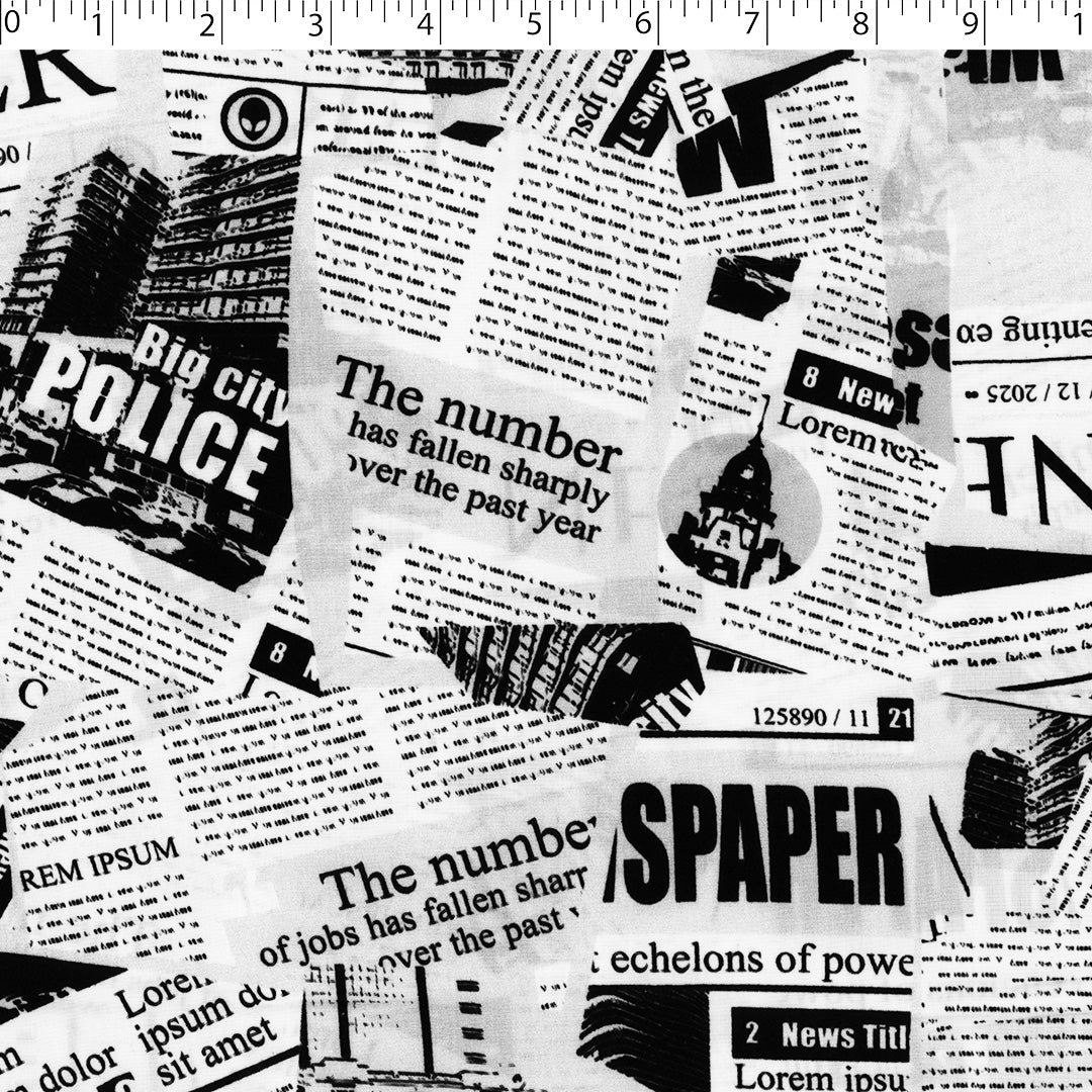 ARIELLE - RAYON PRINTS - NEWSPRINT