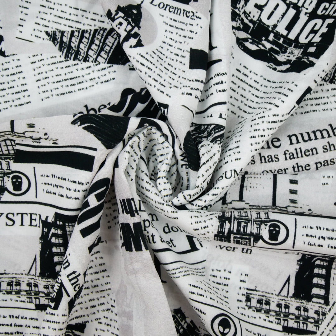 ARIELLE - RAYON PRINTS - NEWSPRINT