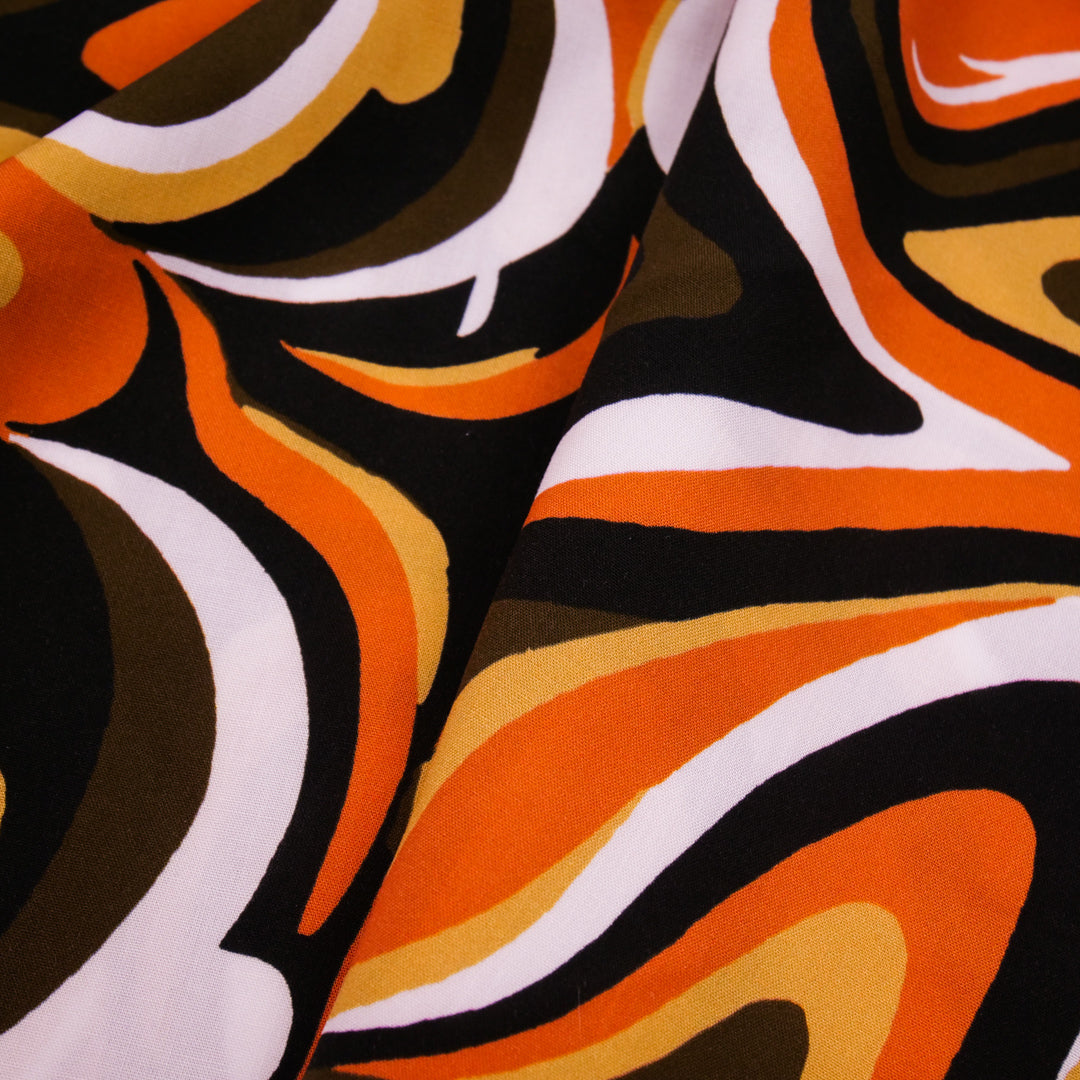 ARIELLE - RAYON PRINTS - SWIRL GEOMETRIC