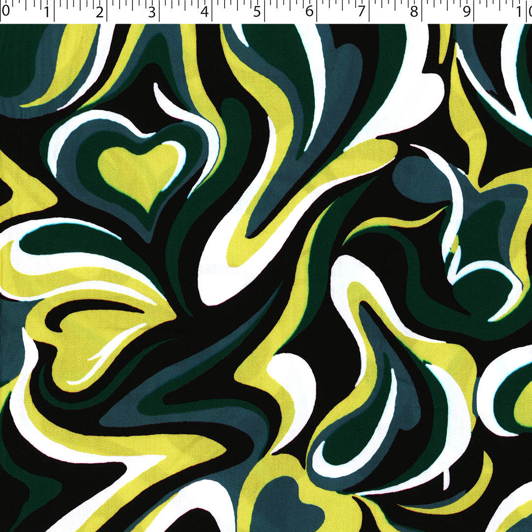 ARIELLE - RAYON PRINTS - SWIRL GEOMETRIC