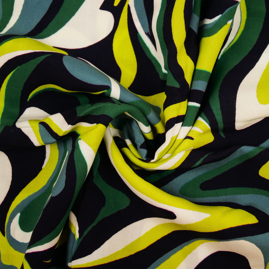 ARIELLE - RAYON PRINTS - SWIRL GEOMETRIC