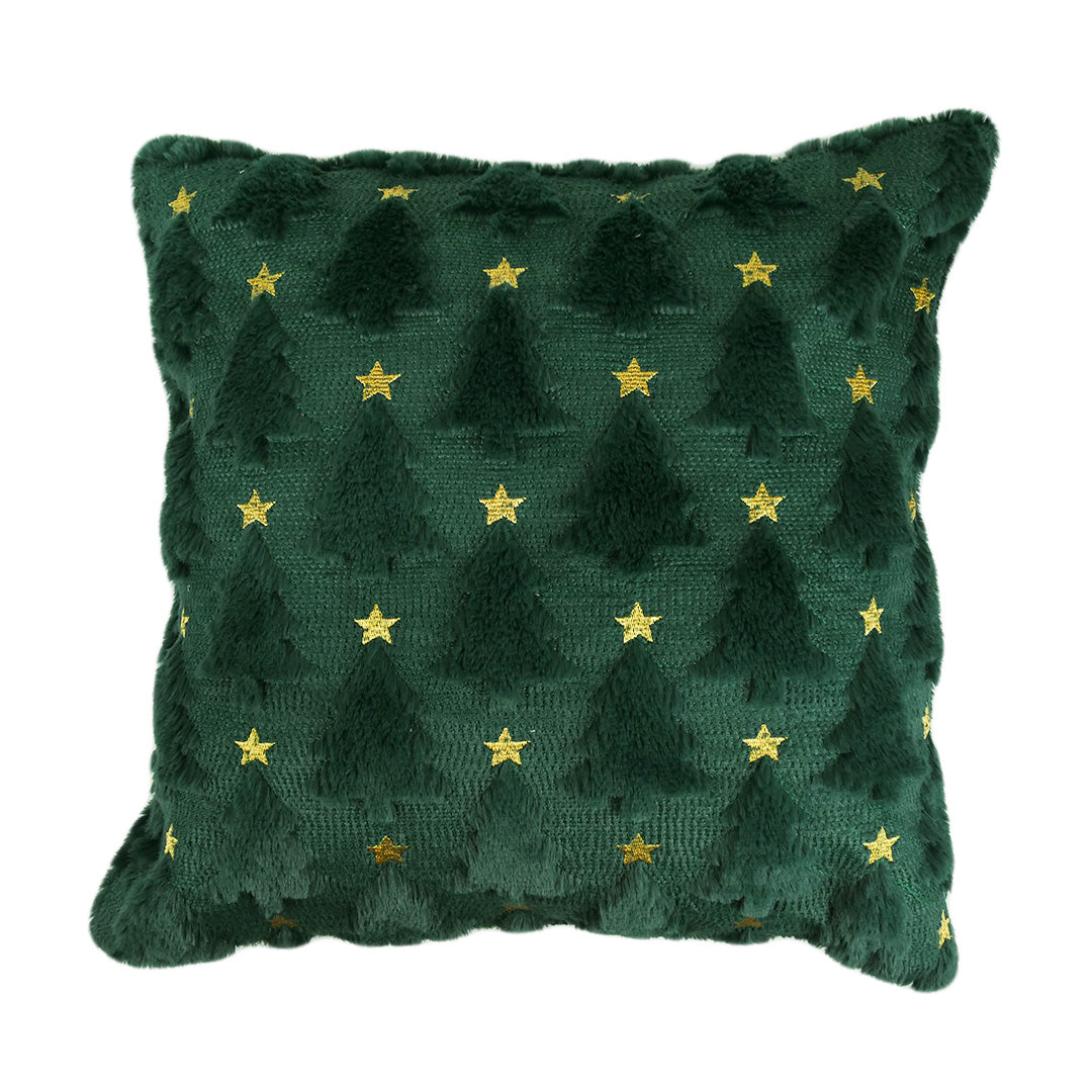 TREES CUSHION COVER - GREEN