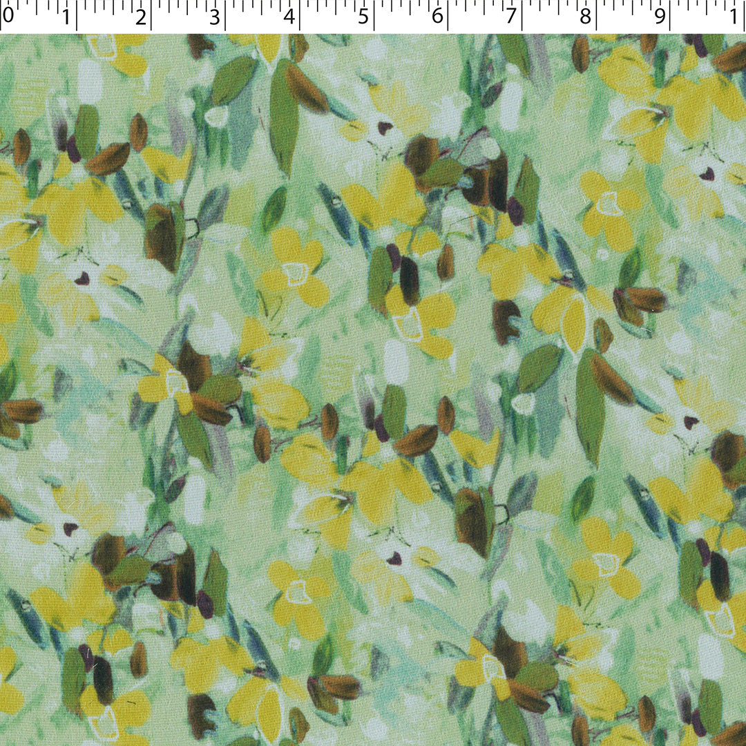 DAY DREAM COLLECTION - CHIFFON PRINTS - ABSTRACT LEAVES