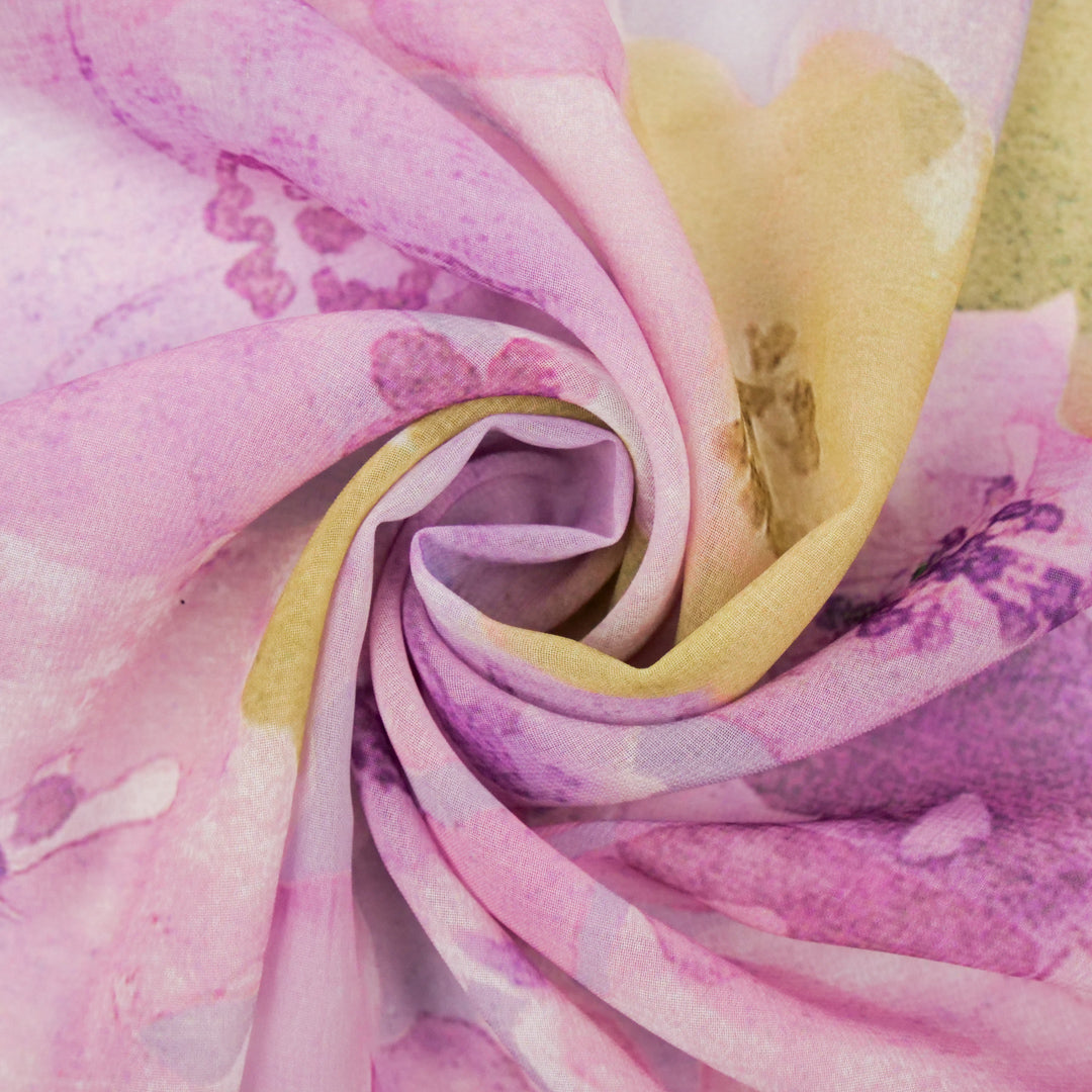 ELEGANZA -SATIN PRINTS-ABSTRACT FLORAL