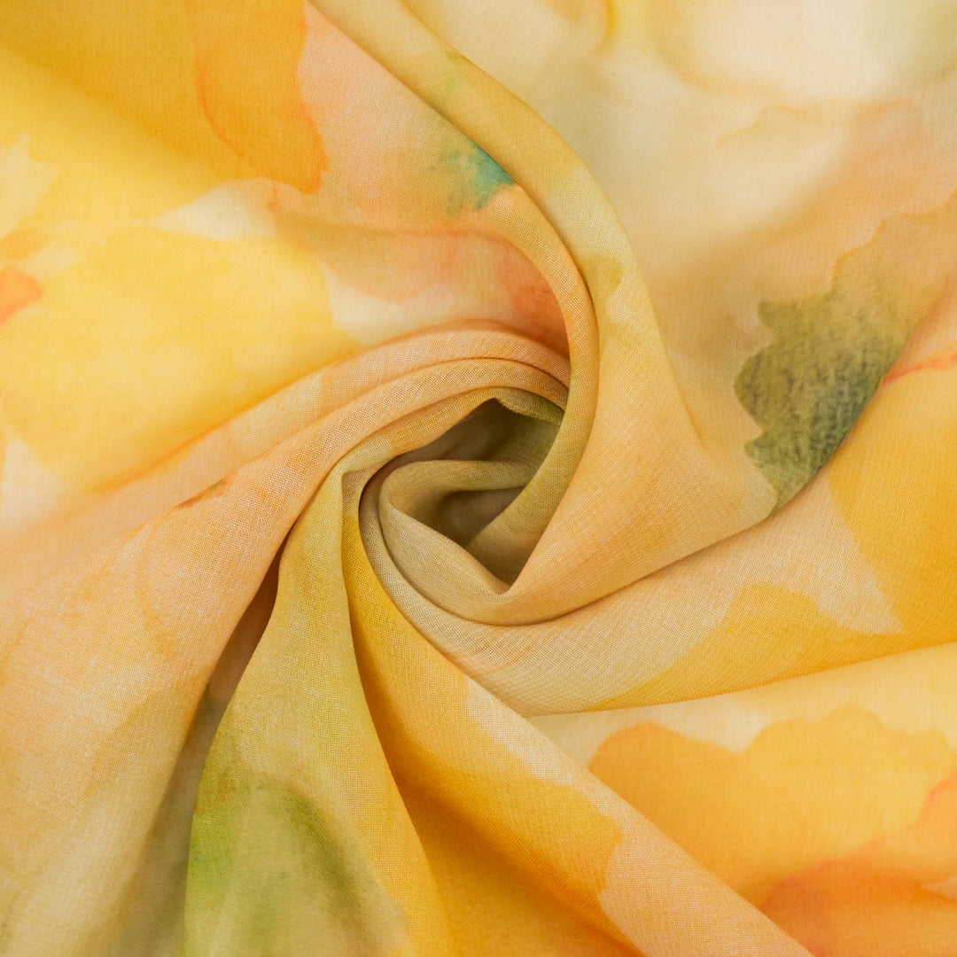 ELEGANZA -SATIN PRINTS-ABSTRACT FLORAL