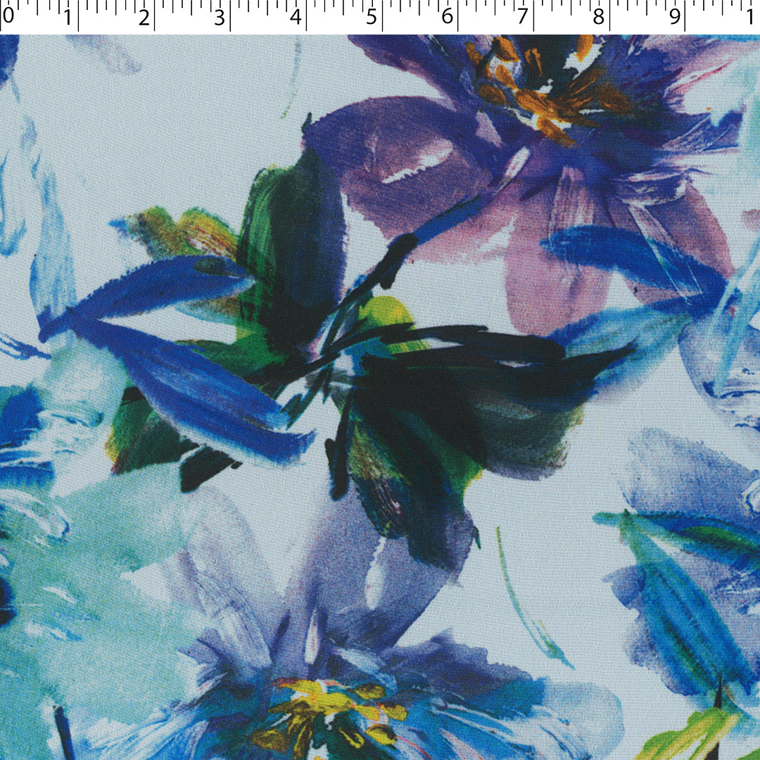 ELEGANZA - CHIFFON PRINTS - WATERCOLOUR FLORAL