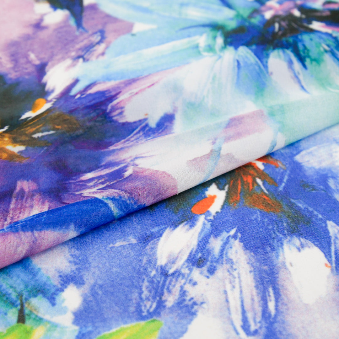 ELEGANZA - CHIFFON PRINTS - WATERCOLOUR FLORAL