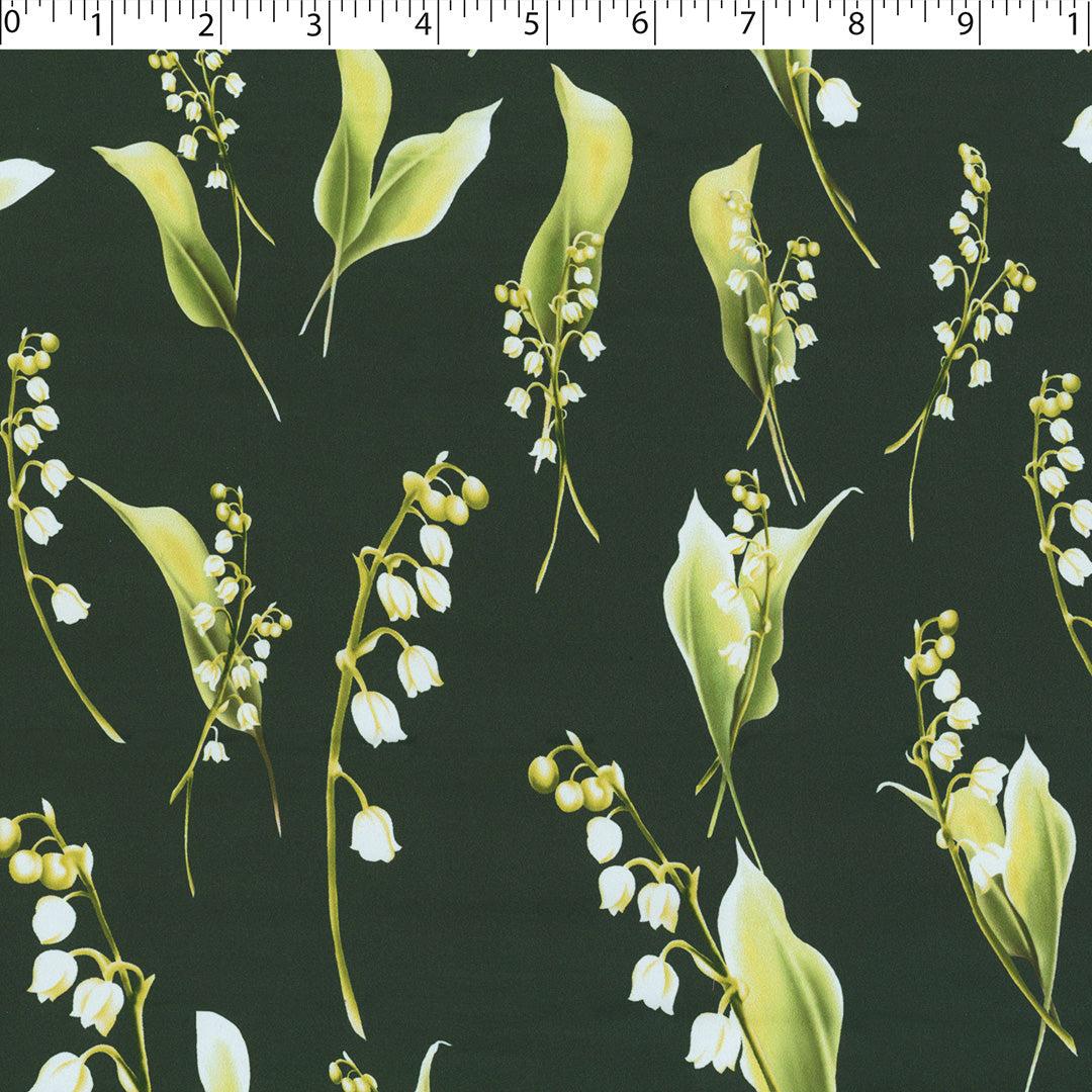 CONVENT GARDEN - SATIN PRINTS - LILY OF THE VALLEY