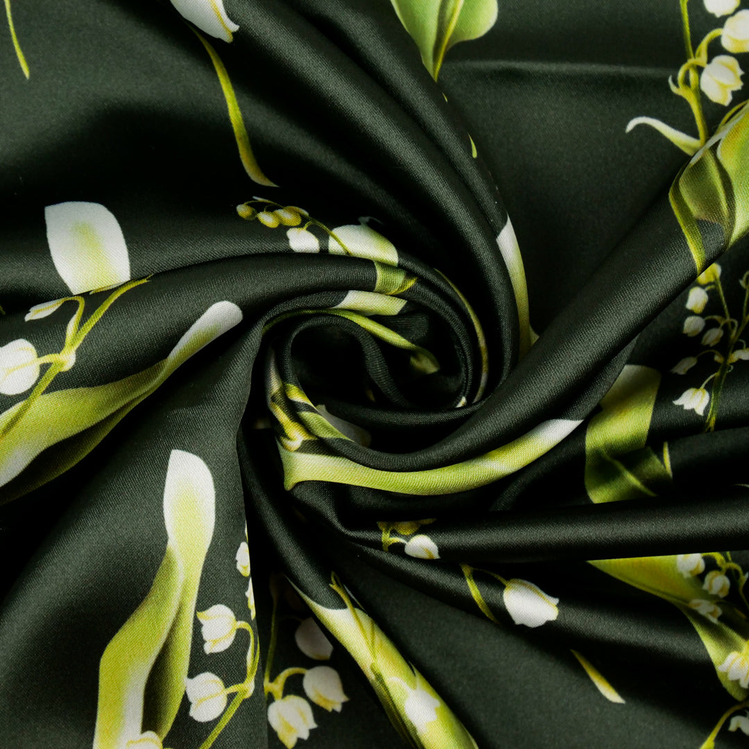 CONVENT GARDEN - SATIN PRINTS - LILY OF THE VALLEY