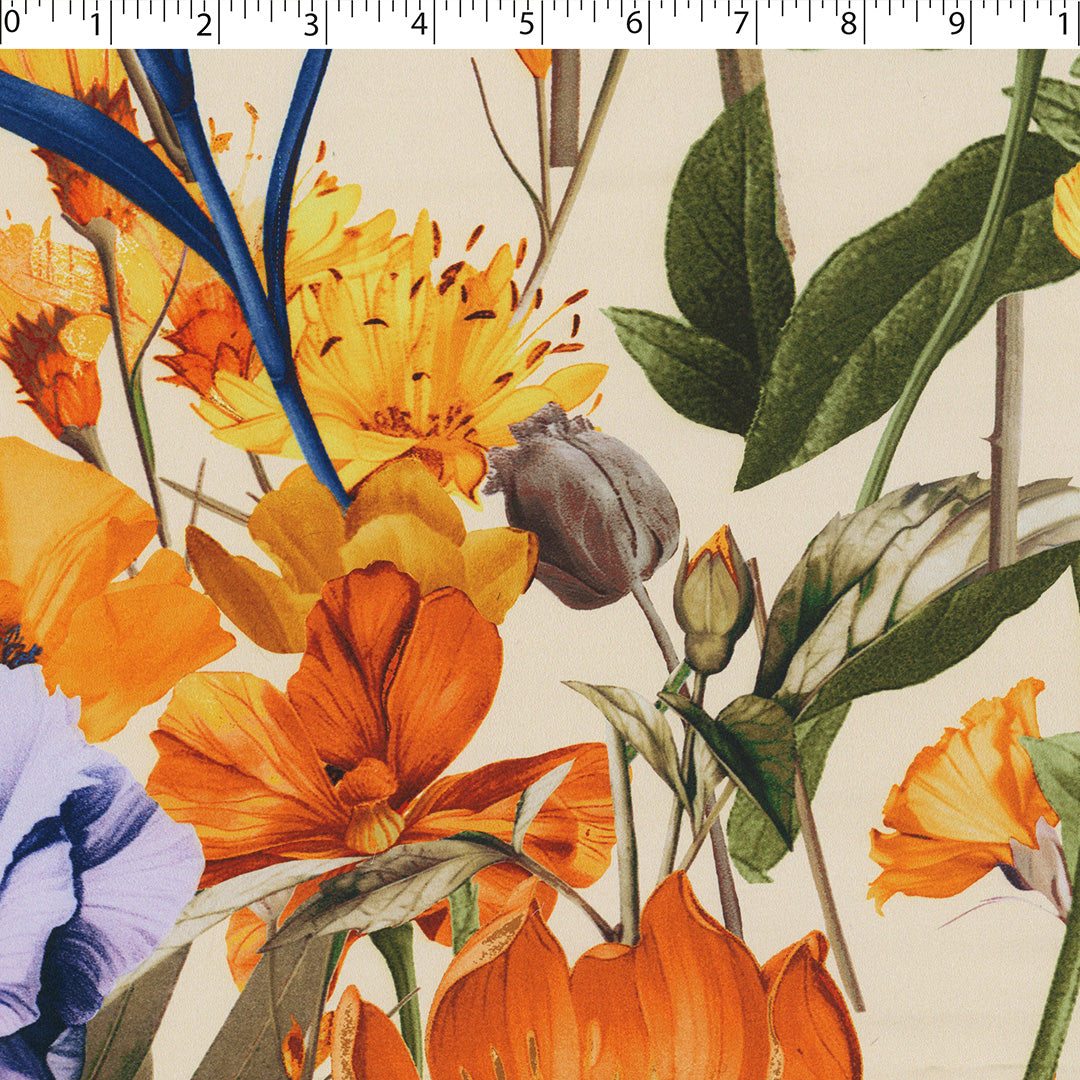 LAST DANCE COLLECTION - SATIN PRINTS - BOTANICAL FLORAL