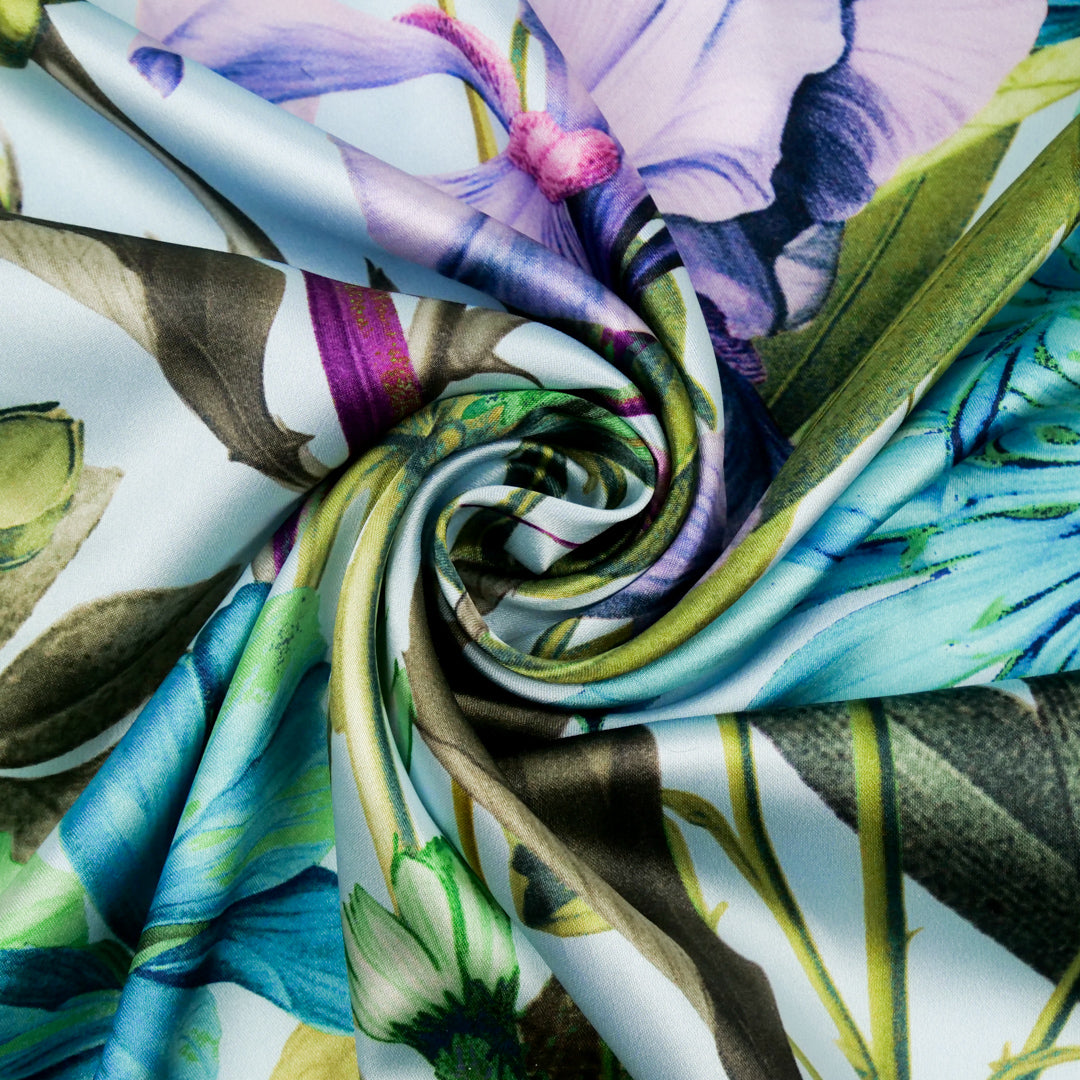 LAST DANCE COLLECTION - SATIN PRINTS - BOTANICAL FLORAL