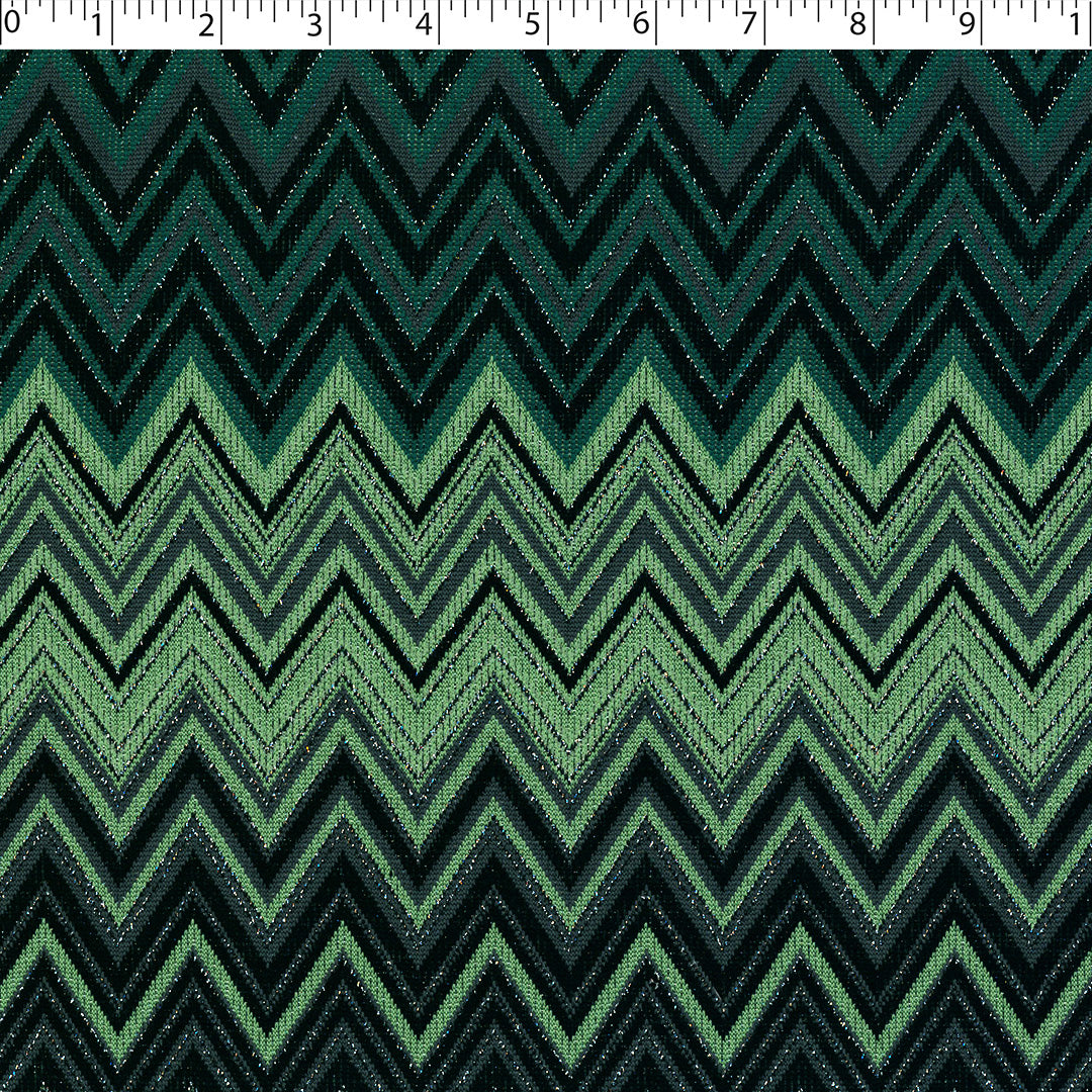 VERDE - CHEVRON KNIT PRINT