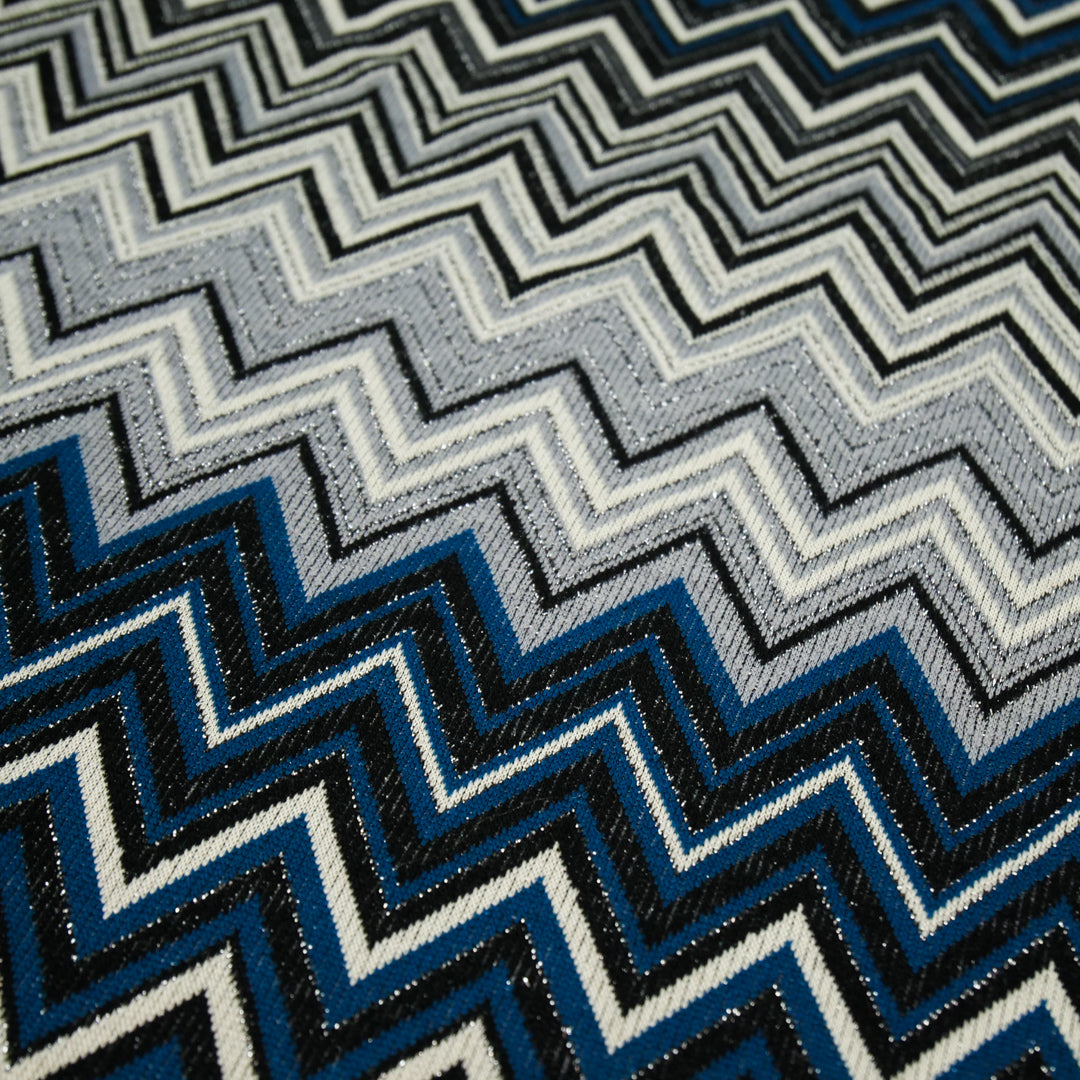 BLUE HORIZON - CHEVRON KNIT PRINT