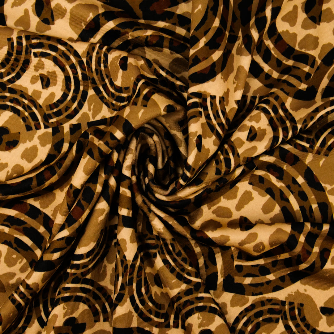 ARIELLE - KNIT PRINTS - ABSTRACT HALF CIRCLES