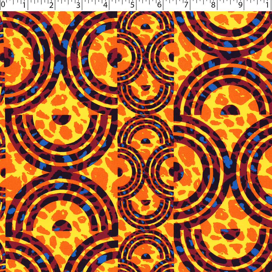 ARIELLE - KNIT PRINTS - ABSTRACT HALF CIRCLES