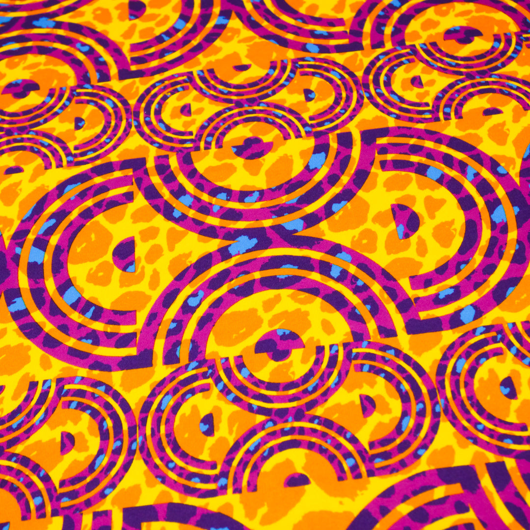 ARIELLE - KNIT PRINTS - ABSTRACT HALF CIRCLES