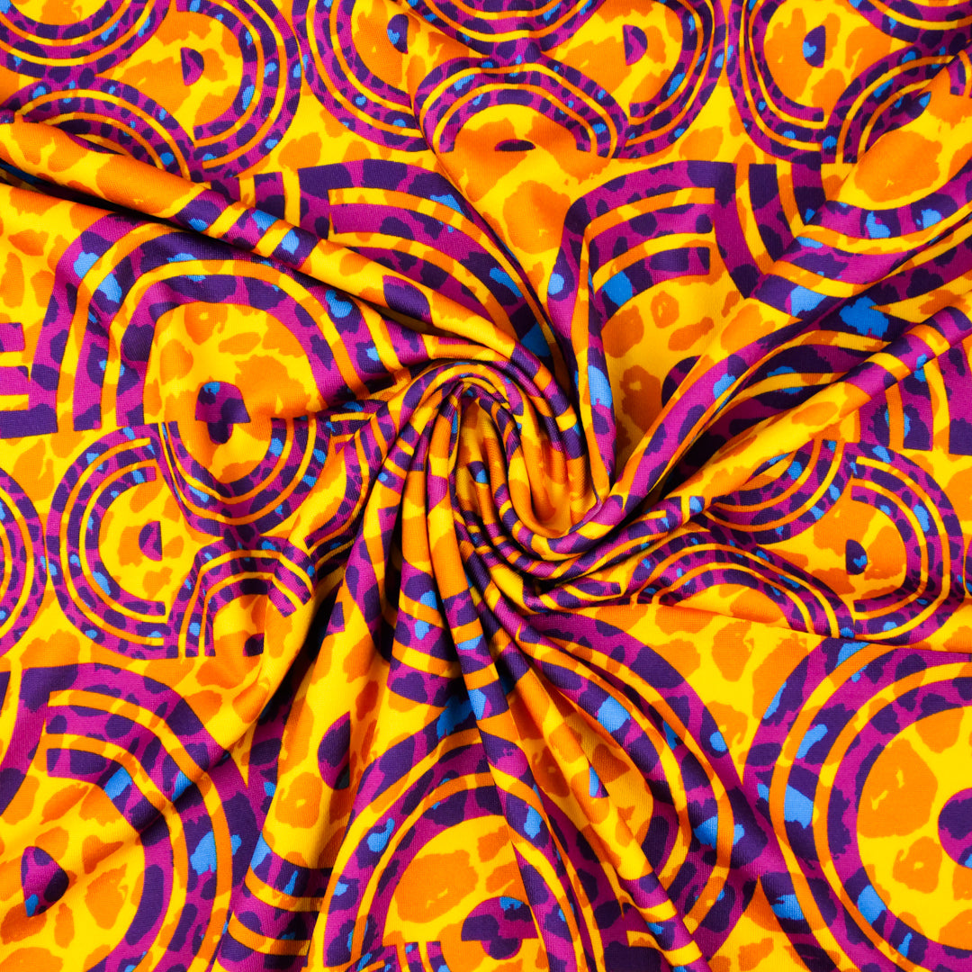 ARIELLE - KNIT PRINTS - ABSTRACT HALF CIRCLES