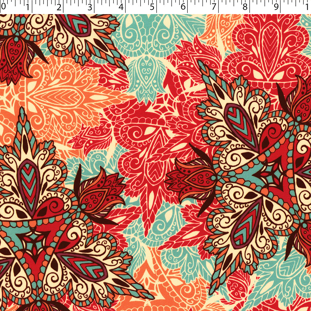 ARIELLE - KNIT PRINTS - ABSTRACT MOSAIC