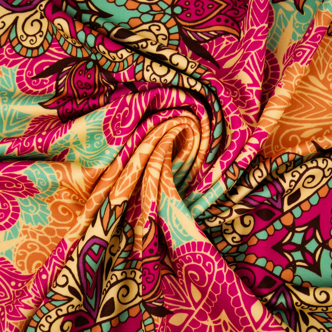 ARIELLE - KNIT PRINTS - ABSTRACT MOSAIC