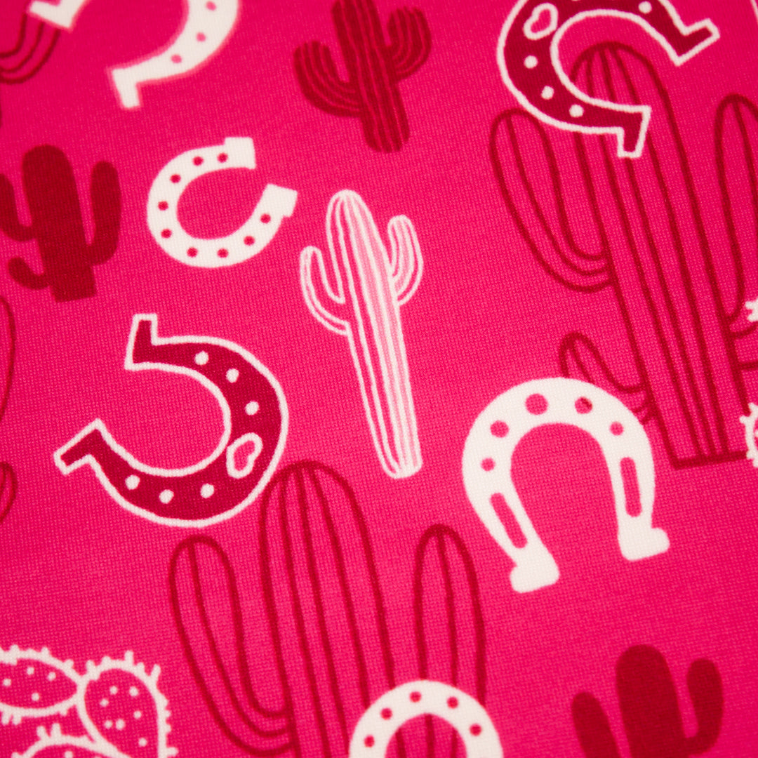 ARIELLE - KNIT PRINTS - CACTUS/HORSE-SHOE