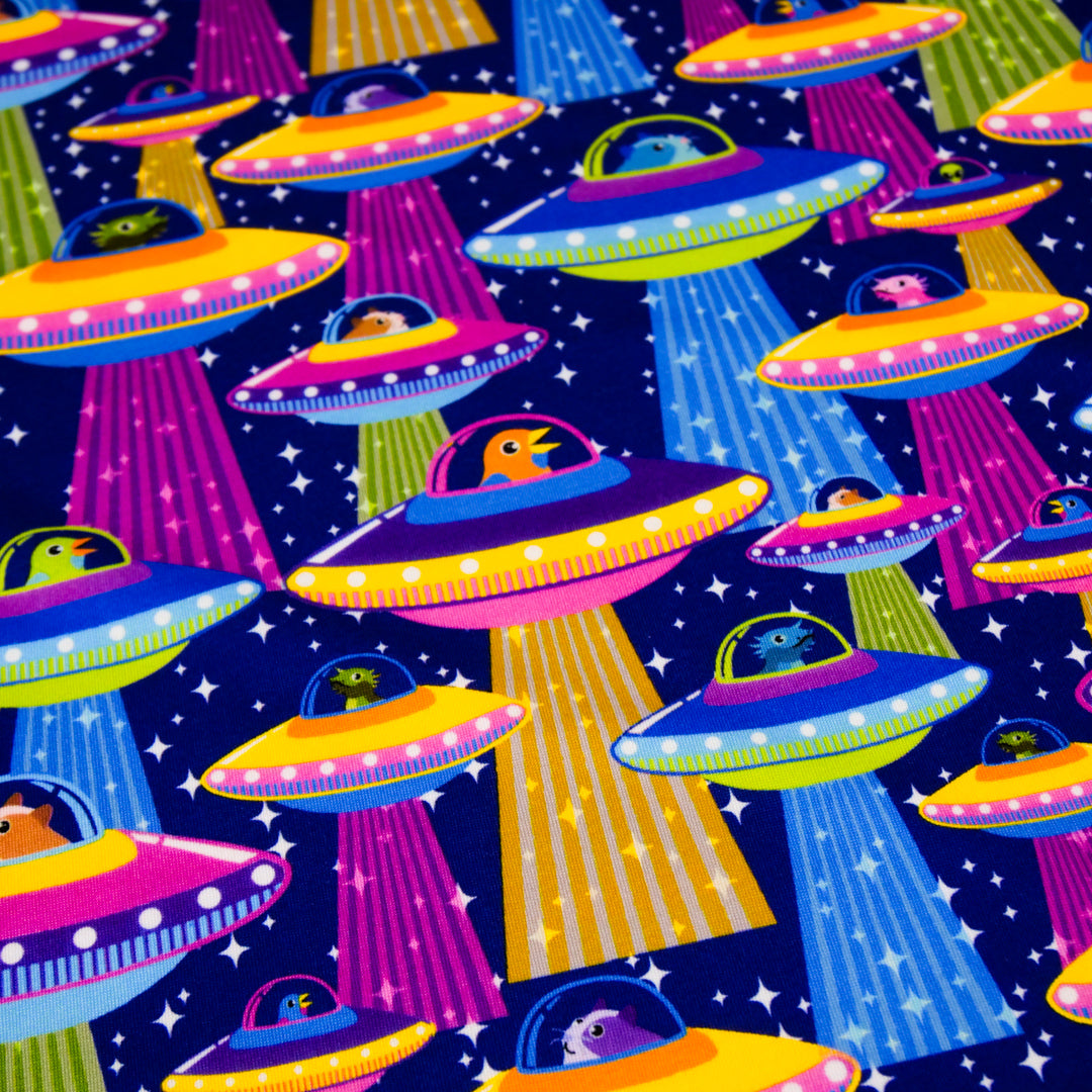 ARIELLE - KNIT PRINTS - SPACE SHIPS