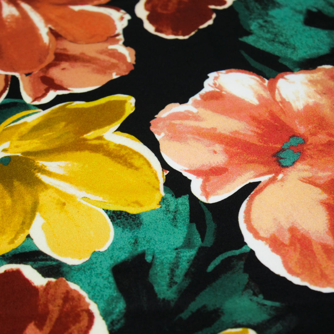 DELPHINE - KNIT PRINTS - ABSTRACT FLORAL