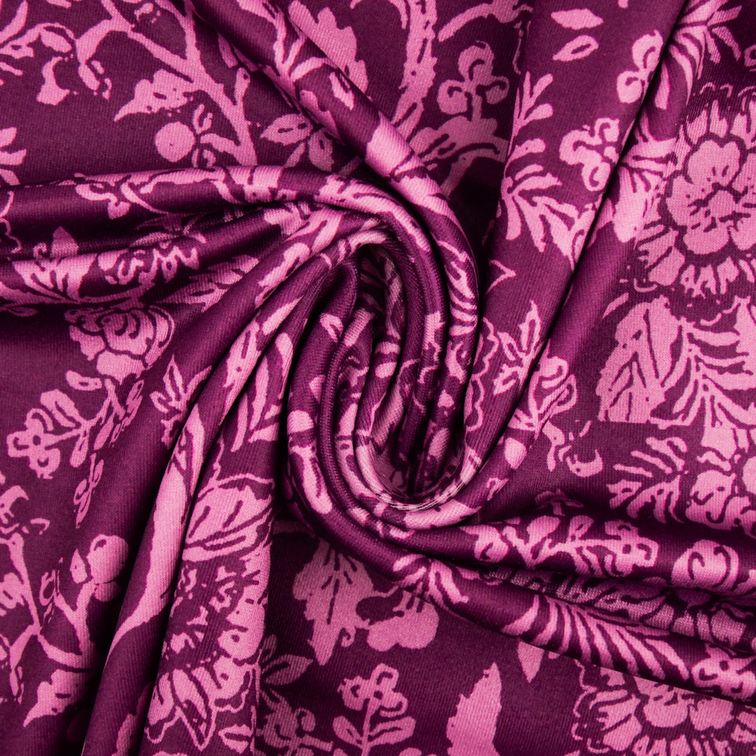 DELPHINE - KNIT PRINTS - MONOTONE FLORAL