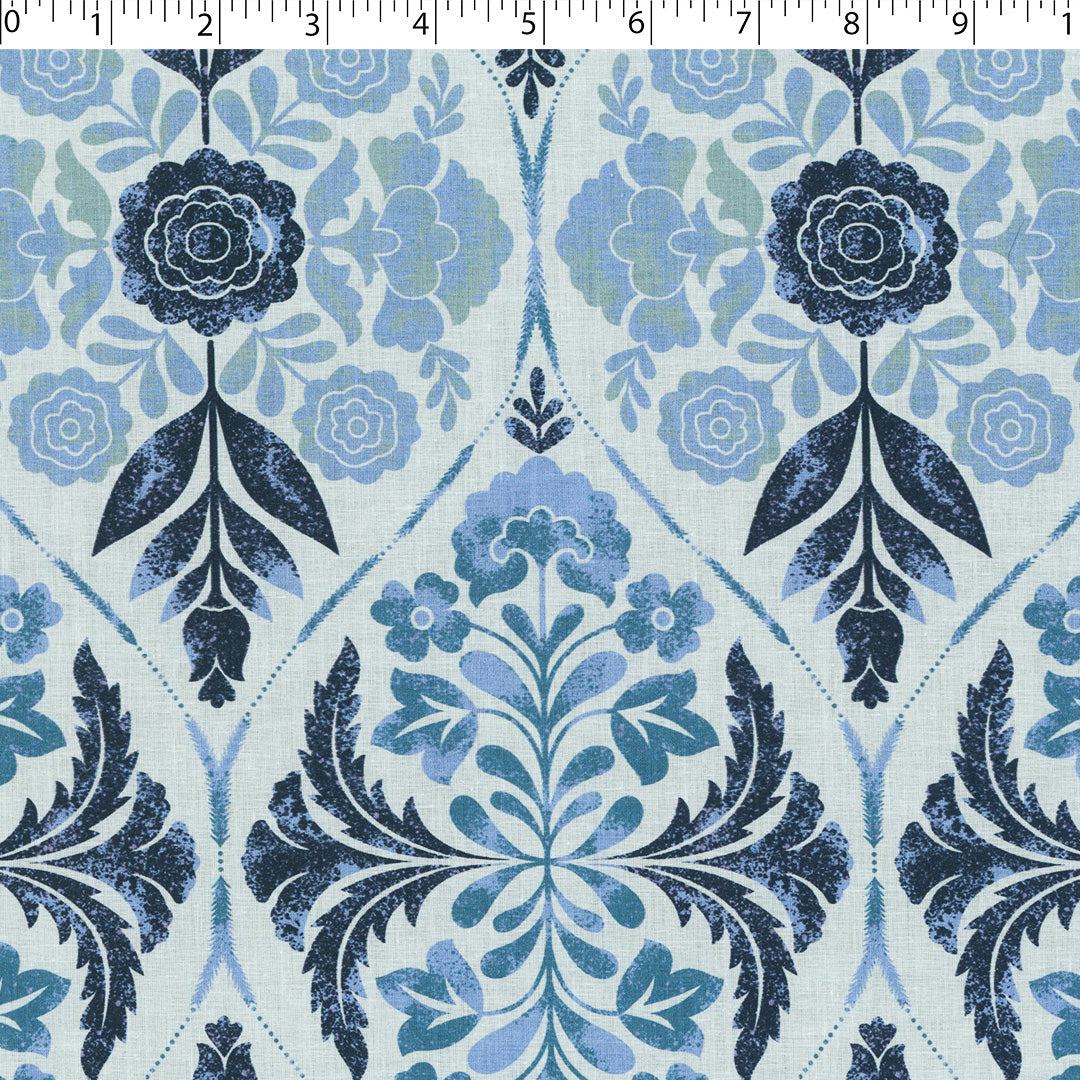 EVERYDAY BLUES-COTTON VOILE PRINTS-ARABESQUE