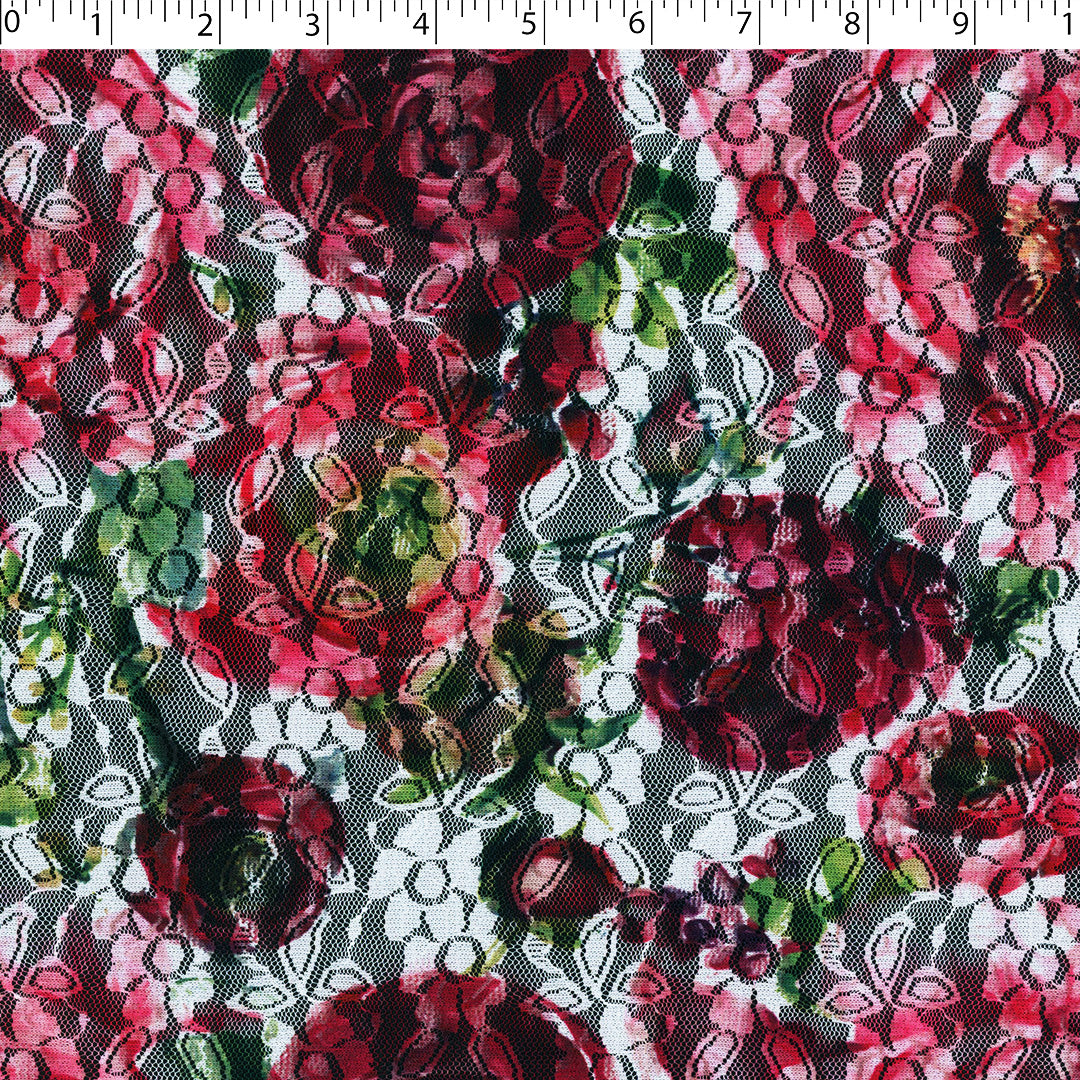AZALEA - LACE PRINTS - ROSES