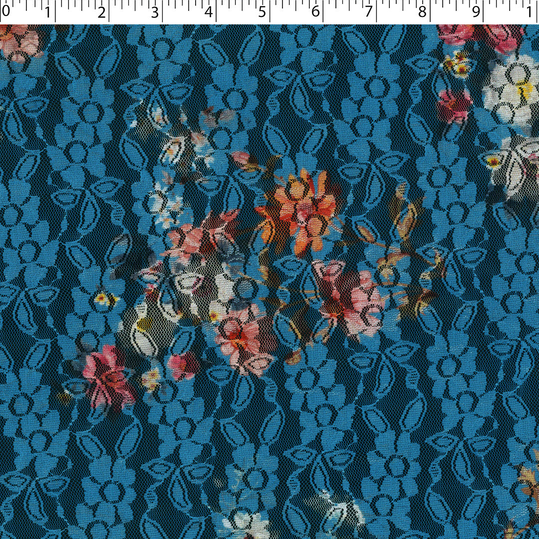AZALEA - LACE PRINTS - SPACED SMALL FLORAL