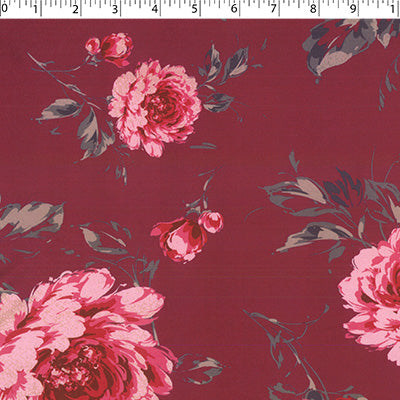 ZARAH - SATIN PRINTS - LARGE ROSE