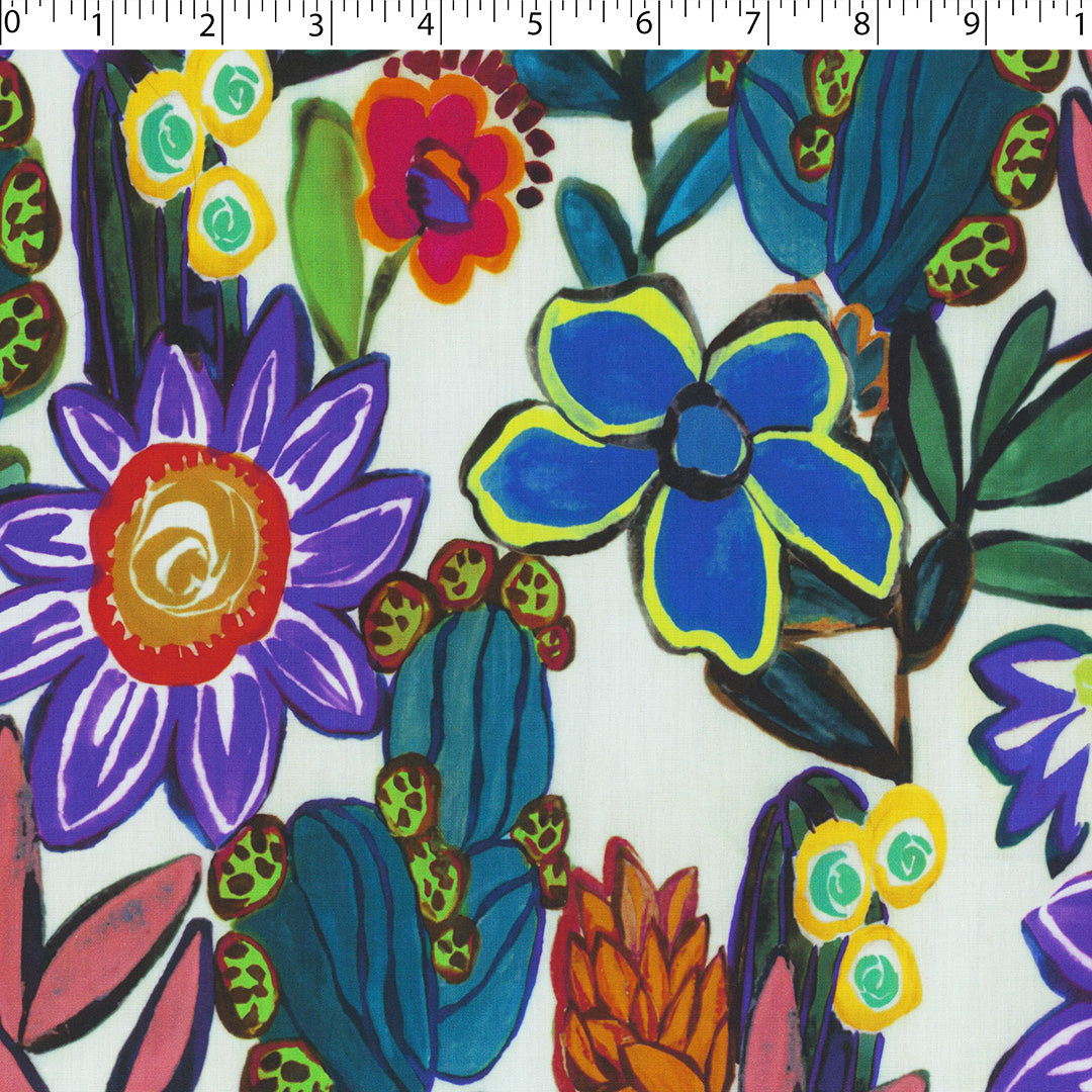 AVERY-COTTON POPLIN PRINTS-FLAT FLORAL