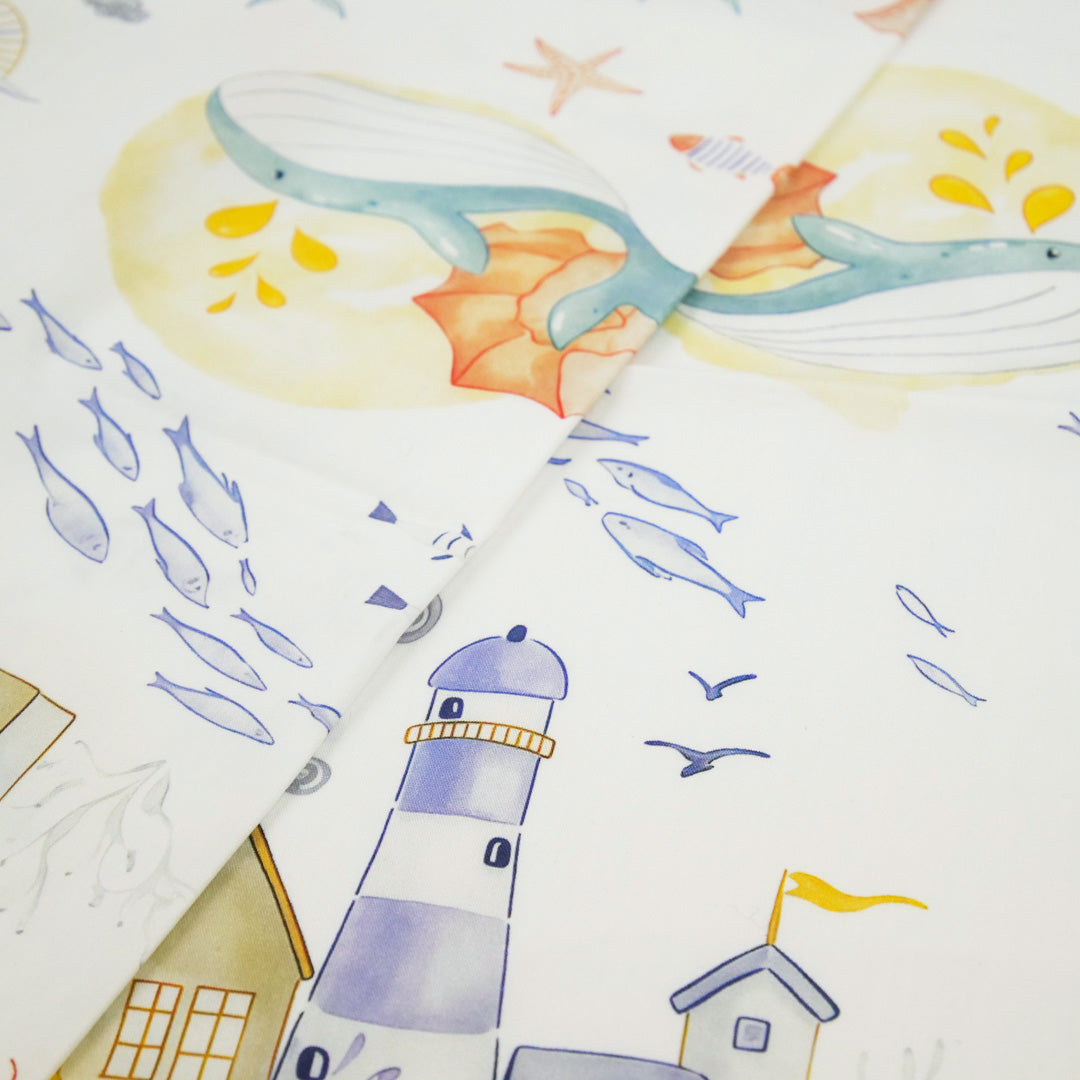 AVERY-COTTON POPLIN PRINTS-MARINE LIFE