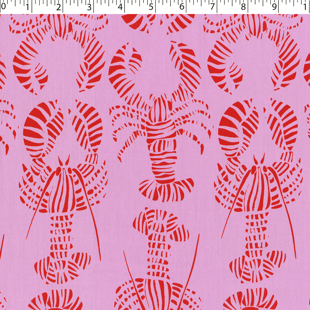 GIGGLES AND GRAPHICS-COTTON POPLIN PRINTS-LOBSTERS