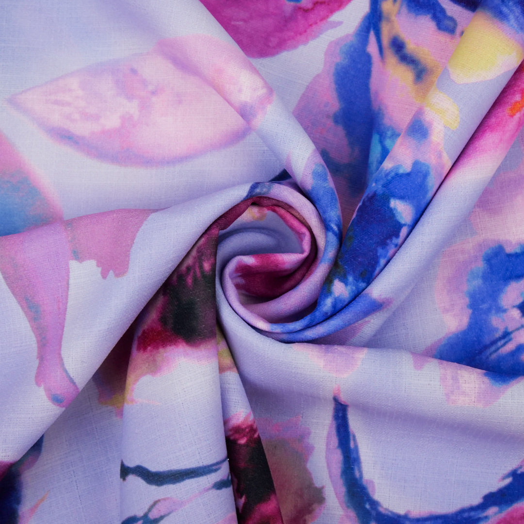 TEXTURA-LINEN LOOK PRINTS-WATERCOLOUR