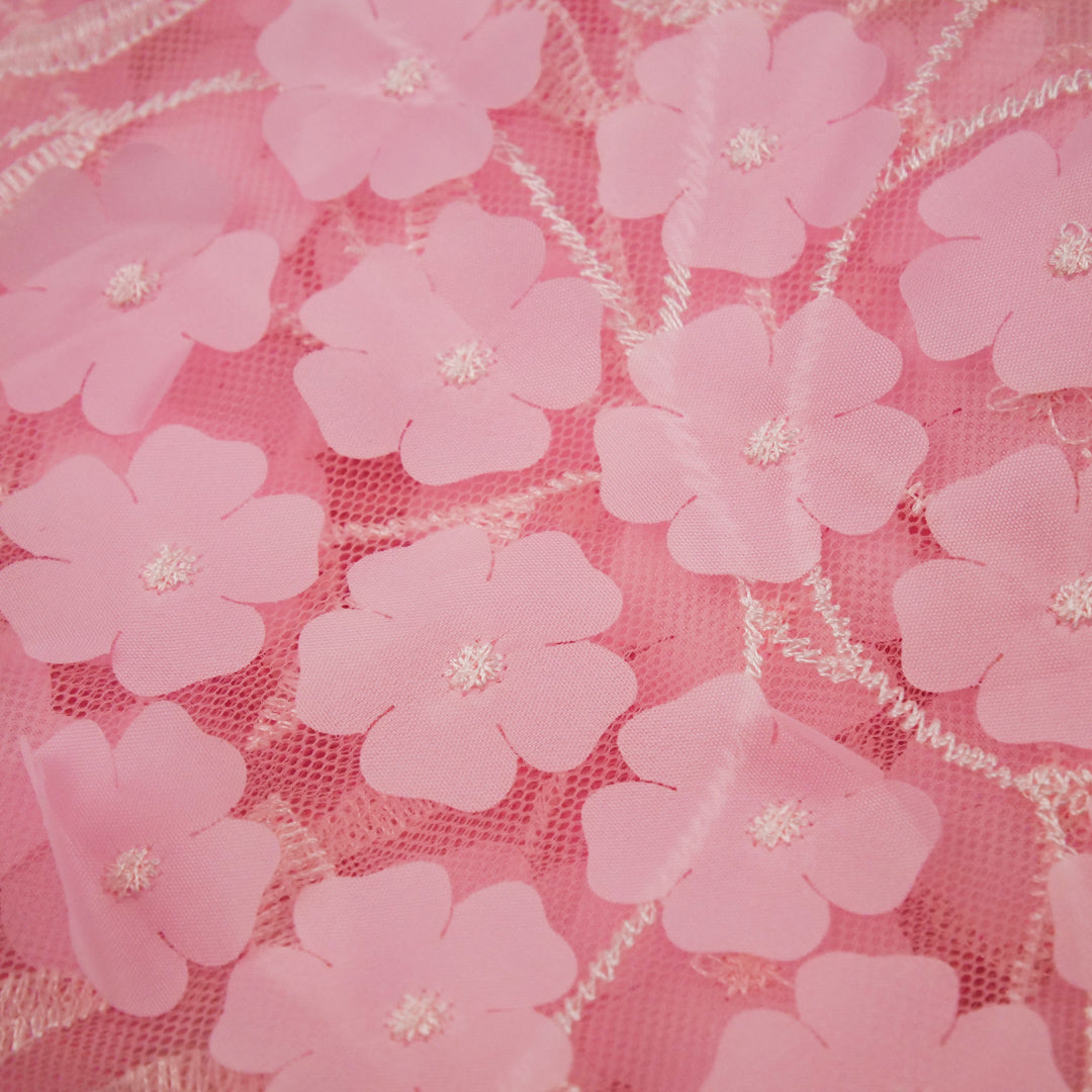 PRINCESS CHARLOTTE - EMBROIDERED MESH-HANDLOOM