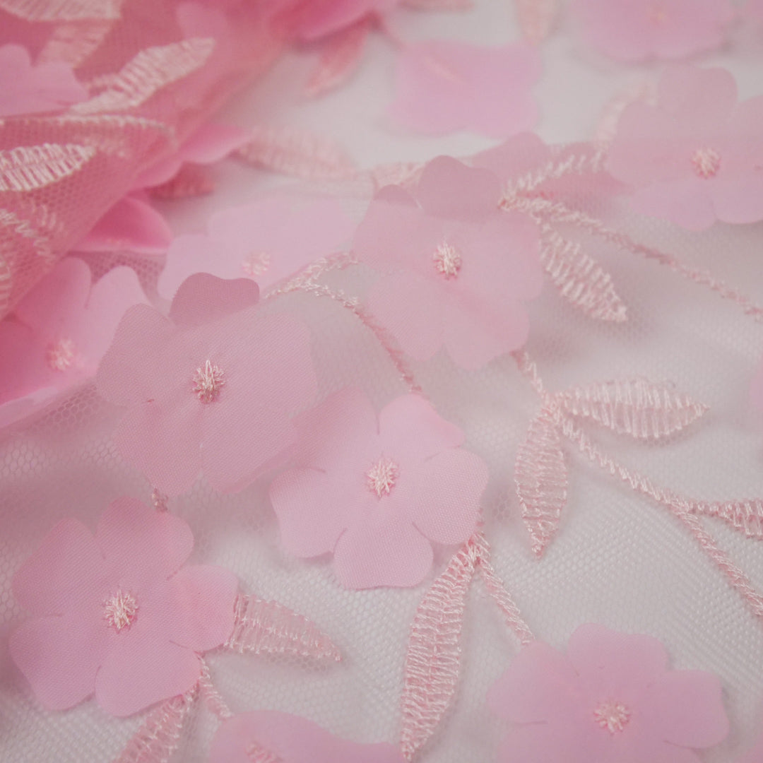 PRINCESS CHARLOTTE - EMBROIDERED MESH-HANDLOOM