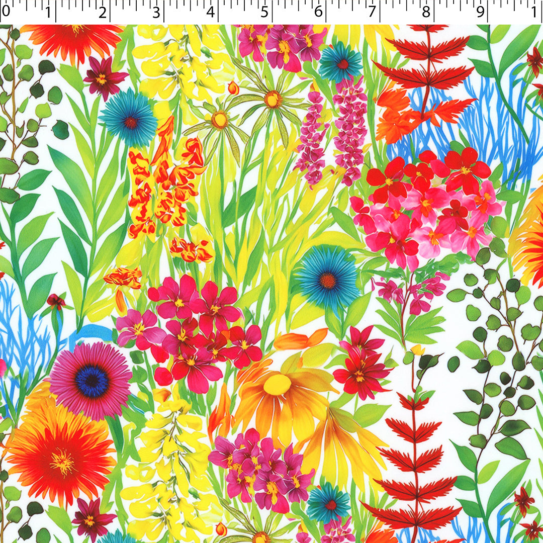 AZALEA-KNIT PRINTS-FLORAL GARDEN