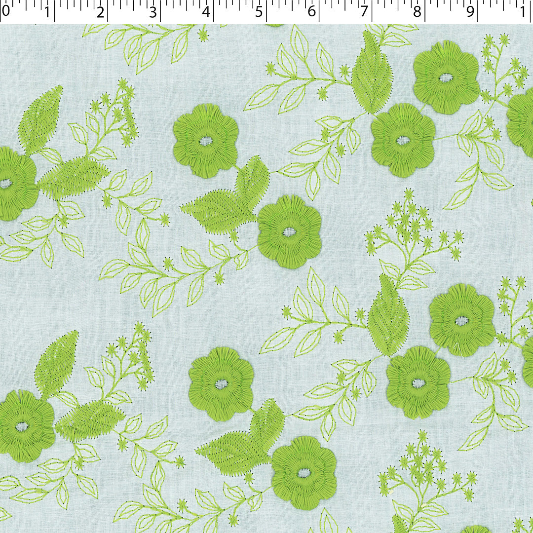 DAYDREAM COLLECTION - EMBROIDERED COTTON VOILE