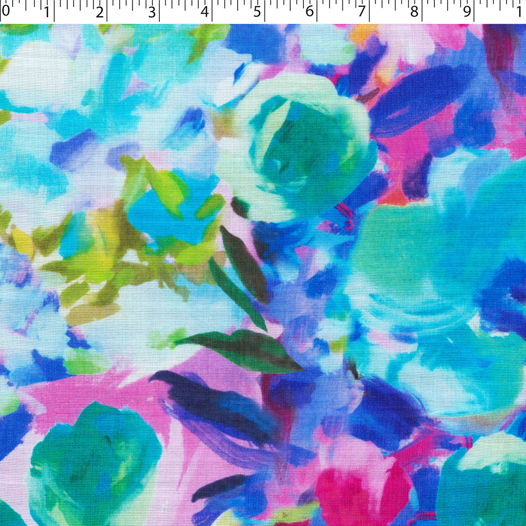 HAVANA II-NYLON/RAYON PRINTS-WATERCOLOUR FLORAL