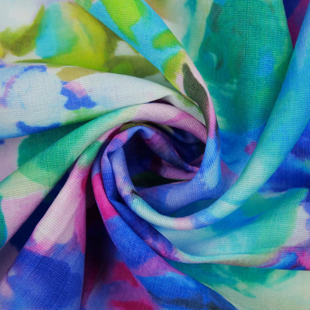 HAVANA II-NYLON/RAYON PRINTS-WATERCOLOUR FLORAL