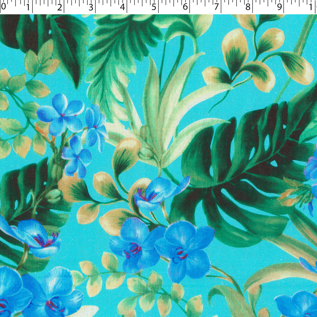 BARBADOS - RAYON/LINEN PRINTS - TROPICAL