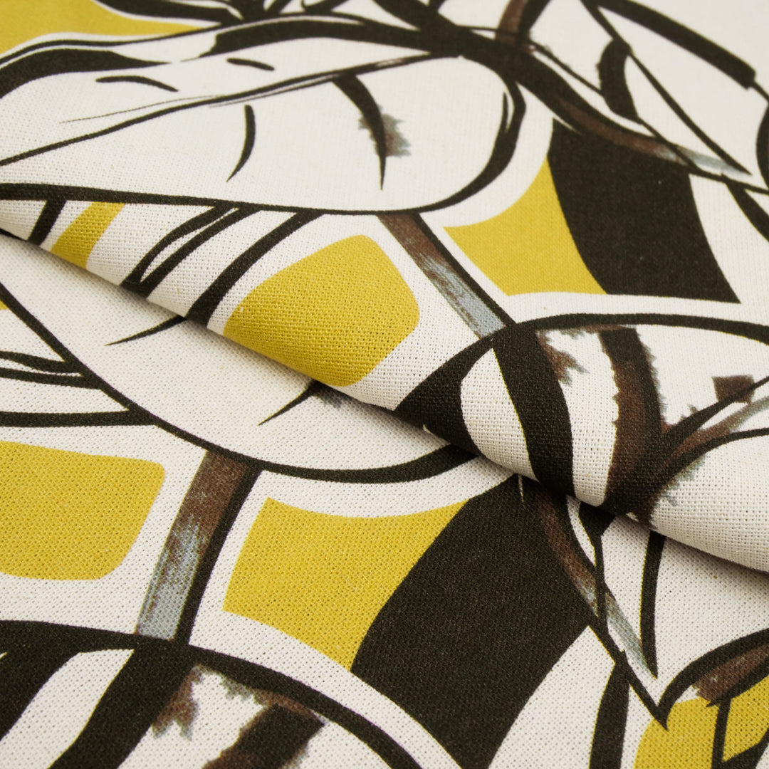 BARBADOS - RAYON/LINEN PRINTS - TROPICAL LEAVES