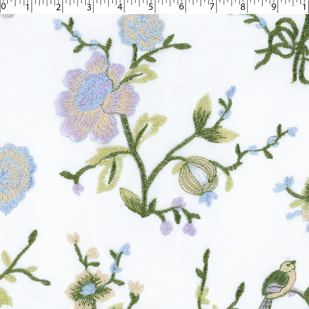 ELEGANZA - EMBROIDERED - MESH