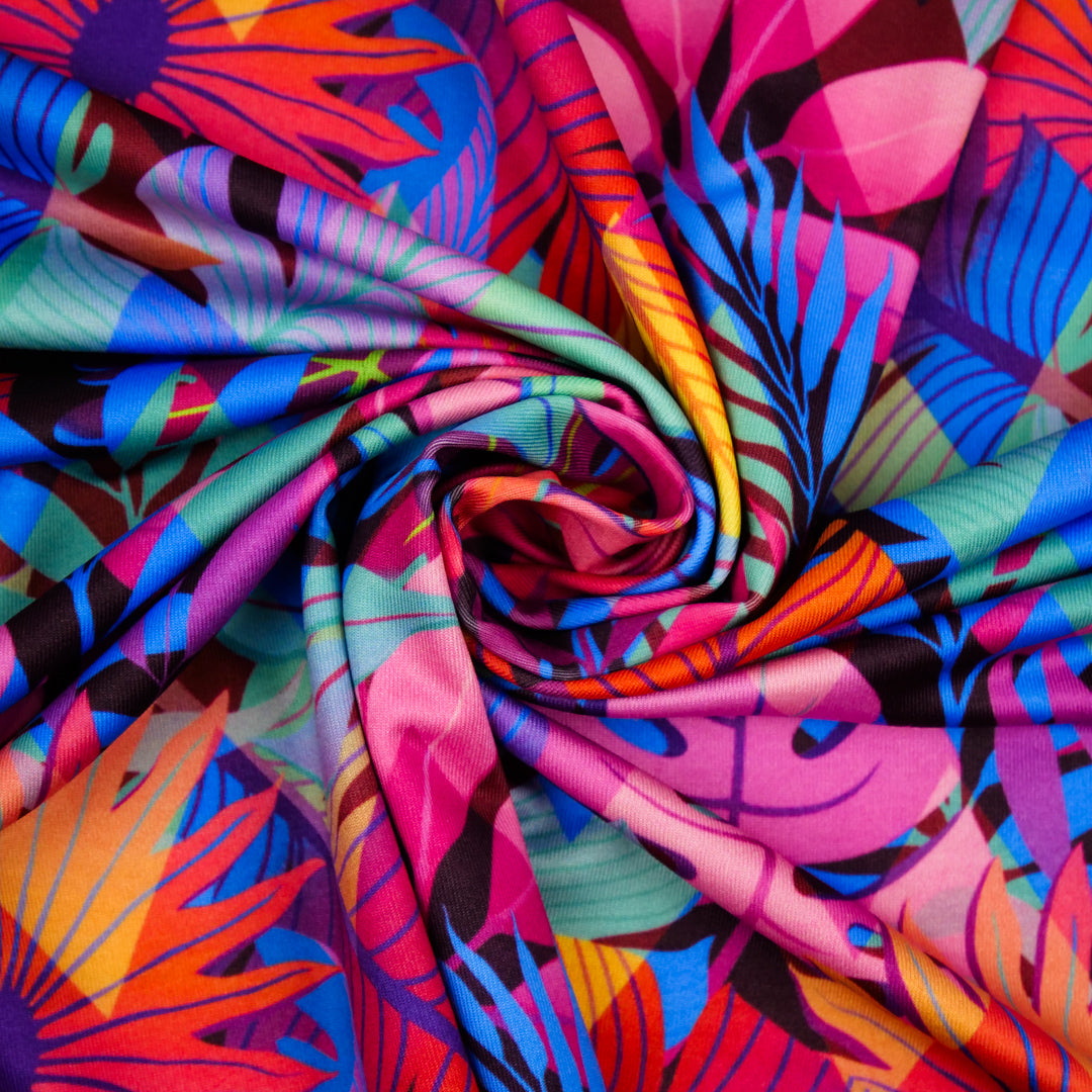 CHARLIE - KNIT PRINTS - ABSTRACT LEAVES