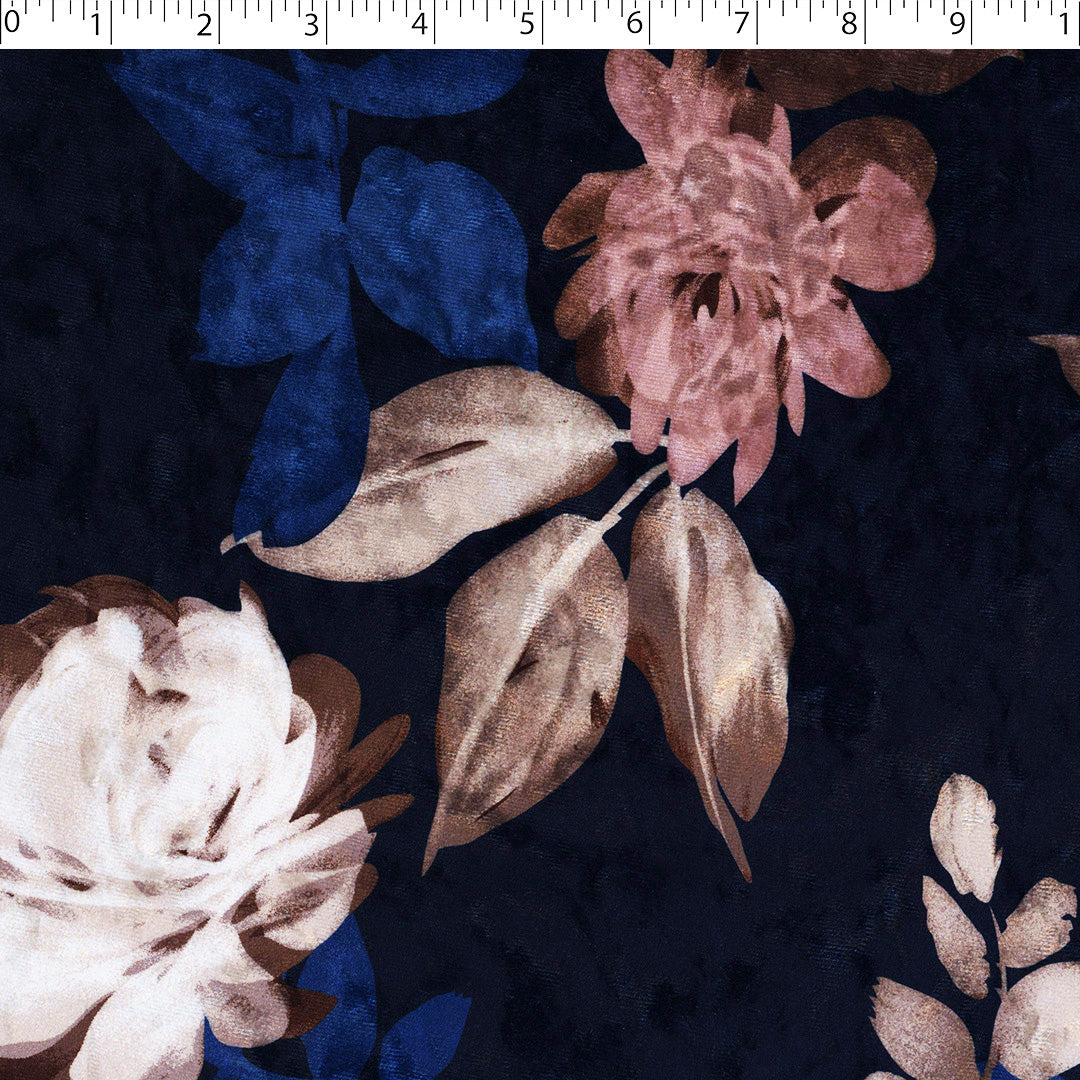WILLOW VELVET-PRINTS-ROSE GLOW