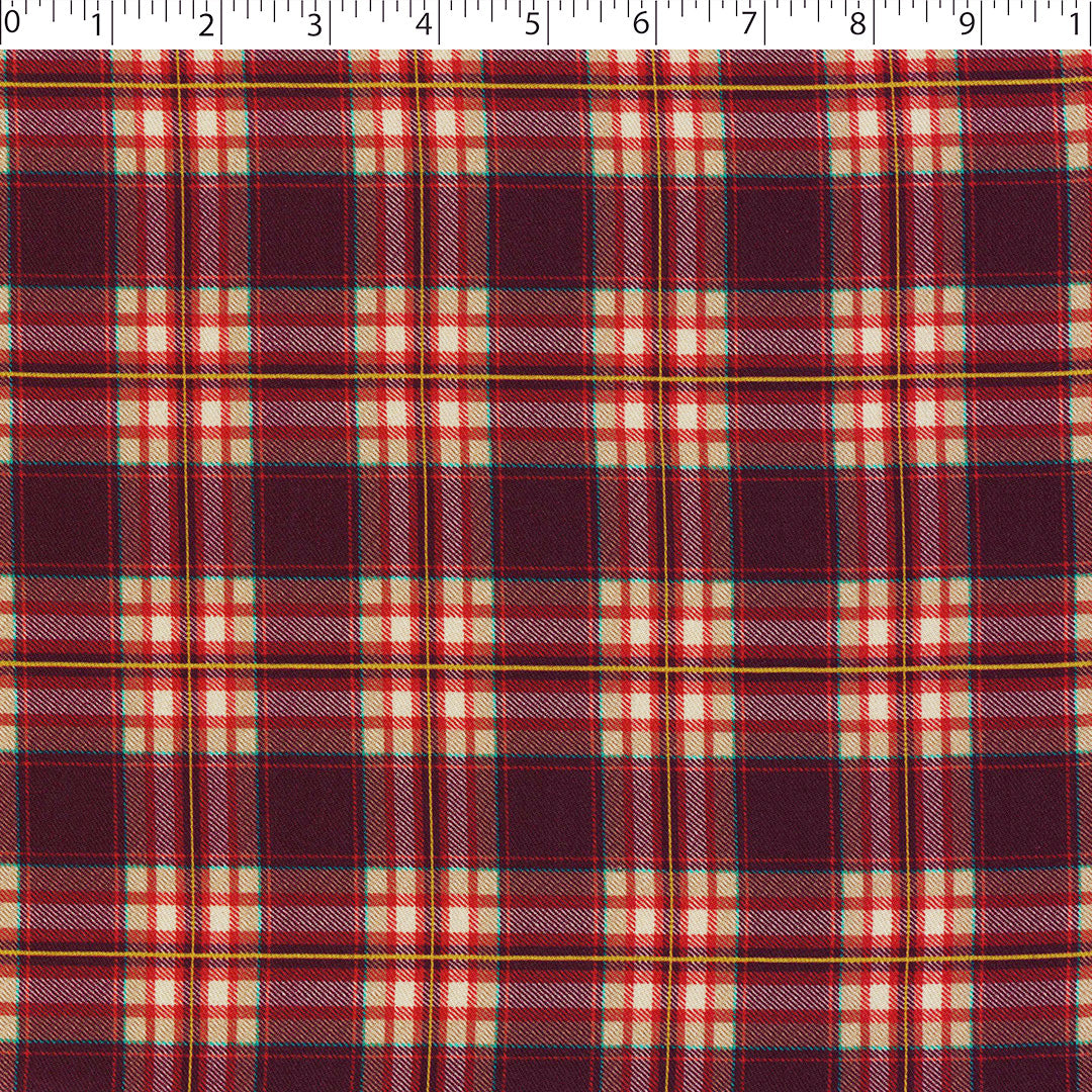 MANHATTAN - RAYON TWILL PRINTS - PLAID