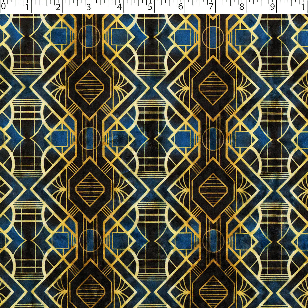 KATIE COLLECTION - VELVET PRINTS - ART DECO